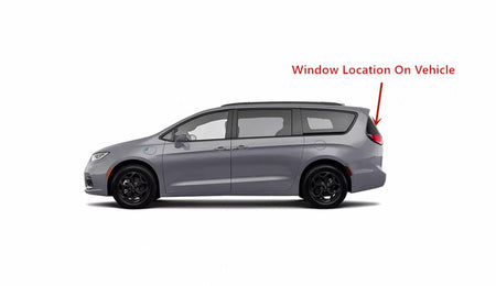 Heated Back Tailgate Window Back Glass Compatible with Chrysler Pacifica / Voyager 2017-2026 Models