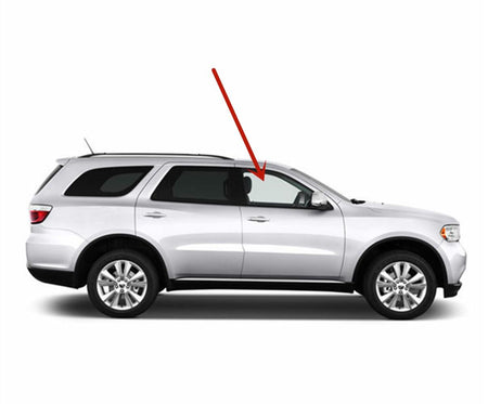 Tempered Passenger Right Side Front Door Window Glass Compatible with Dodge Dodge Durango 2011-2026/Jeep Grand Cherokee 2011-2021/ Grand Cherokee WK 2022 Models (Not For Cherokee, or Grand Cherokee L)