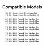 OE Back Window Glass Back Slider Compatible with Ford Ranger 1986-1997 2 Dr Super Cab & 1998-2011 All Models / Mazda B2300 B2500 B3000 B4000 1994-1997 2 Dr Extended Cab & 1998-2010 All Models