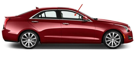 Laminated Passenger Right Side Front Door Window Door Glass Compatible with Cadillac ATS 4 Door Sedan 2013-2018 Models