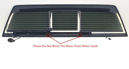 Heated Back Sliding Window Glass Power Slider Compatible with Chevrolet Silverado GMC Sierra 1500 2014-2018 / 1500Limited 2019 / 2500 3500 2015-2019 Models