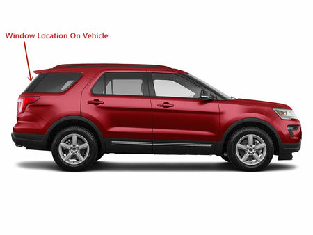 OE Heated Back Tailgate Window Back Glass Compatible with Ford Explorer 2011-2019 Models