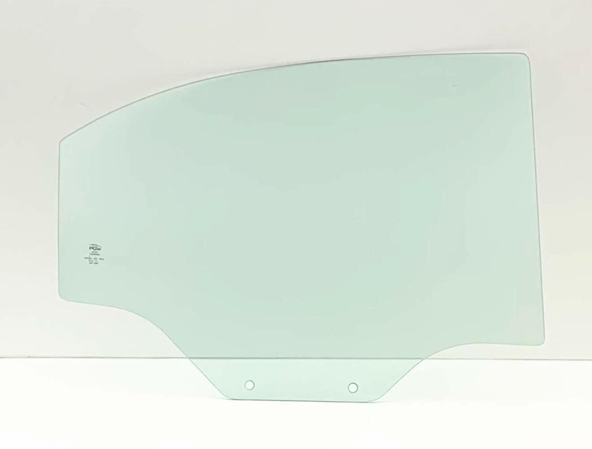 Passenger Right Side Rear Door Window Door Glass Compatible with Chevrolet Aveo 4 Door Sedan 2007-2011 Models/Pontiac G3 4 Door Sedan 2006-2009 Models