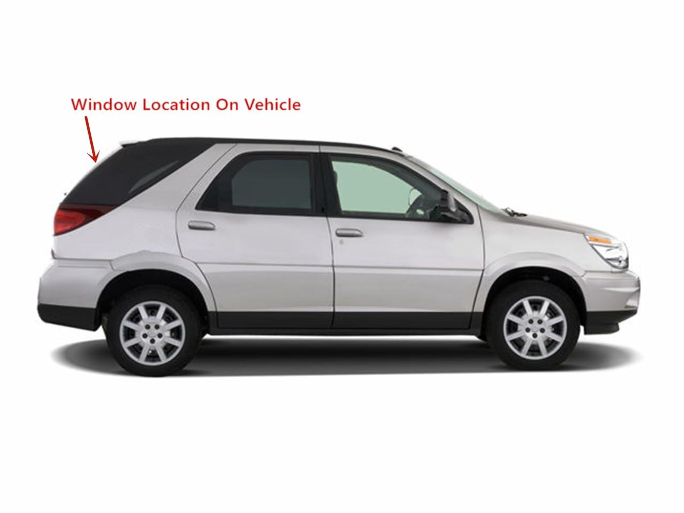 Back Tailgate Window Back Glass Compatible with Buick Rendezvous Heated 2002-2007 Models