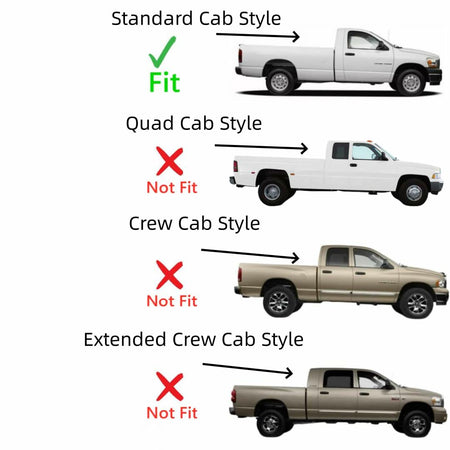 Passenger Right Side Door Window Door Glass Compatible with Dodge Ram Pickup 2 Door Standard Cab 1500 2002-2008 Modes/ 2500 3500 4500 5500 2003-2009 Models
