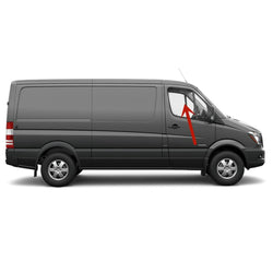Passenger Right Front Door Window Door Glass Compatible with Mercedes Benz Sprinter Van 2009-2018 Models