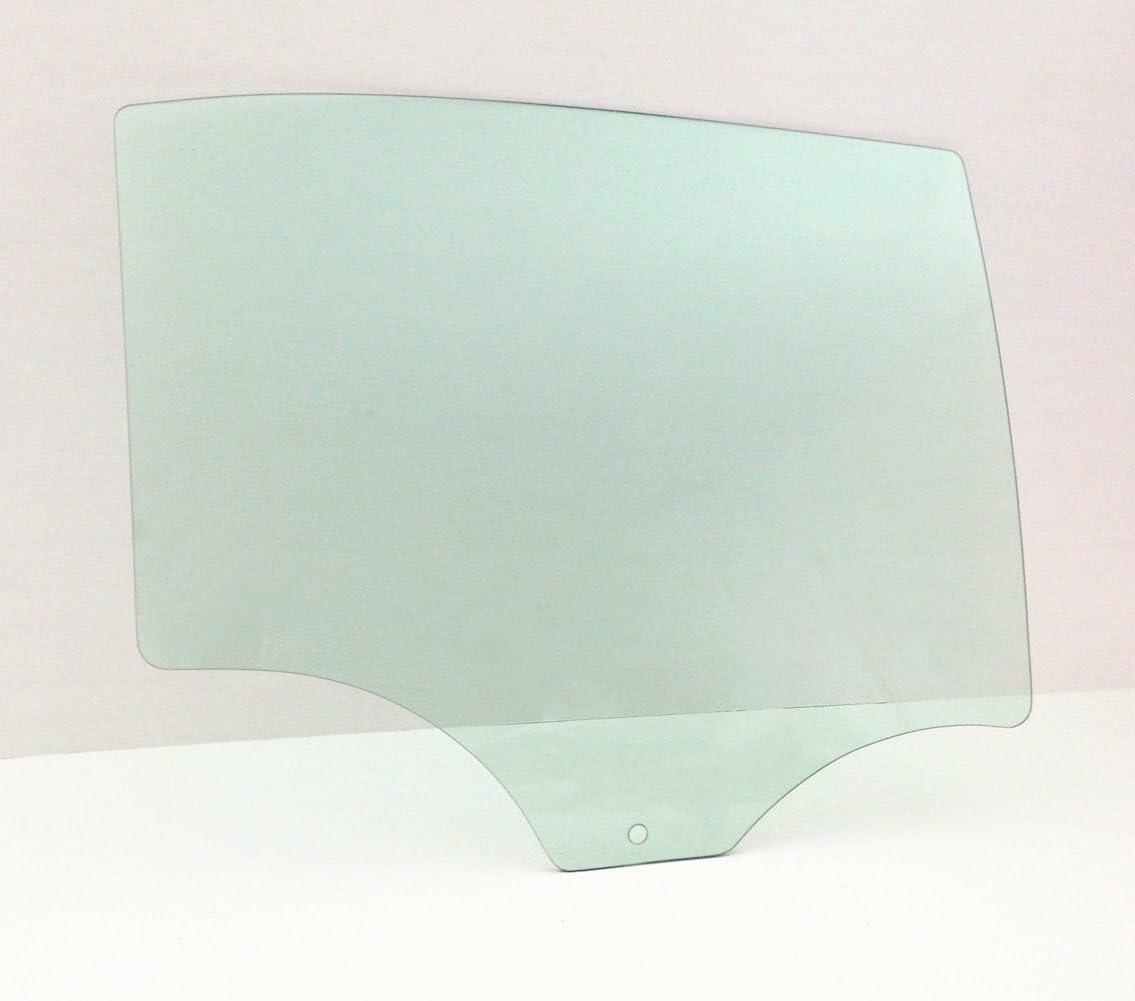 Passenger Right Side Rear Door Window Door Glass Compatible with Chevrolet Malibu 4-Door Sedan 2008-2012 Models (Not For Malibu Classic)