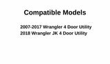 OEM Passenger Right Side Rear Door Window Door Glass Compatible with Jeep Wrangler 2007-2017 Models/ Wrangler JK 2018 Models