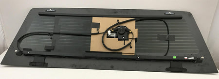 OE W/Logo W/Motor Heated Sliding Back Window Glass Back Power Slider Compatible with Ford F250 / F350 / F450 / F550 Pickup 2017-2026 Models