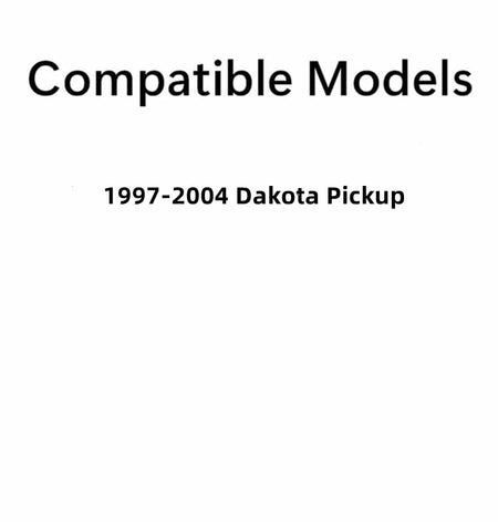Clear Stationary Back Window Back Glass Compatible with Dodge Dakota Pickup 1997-2004 Models