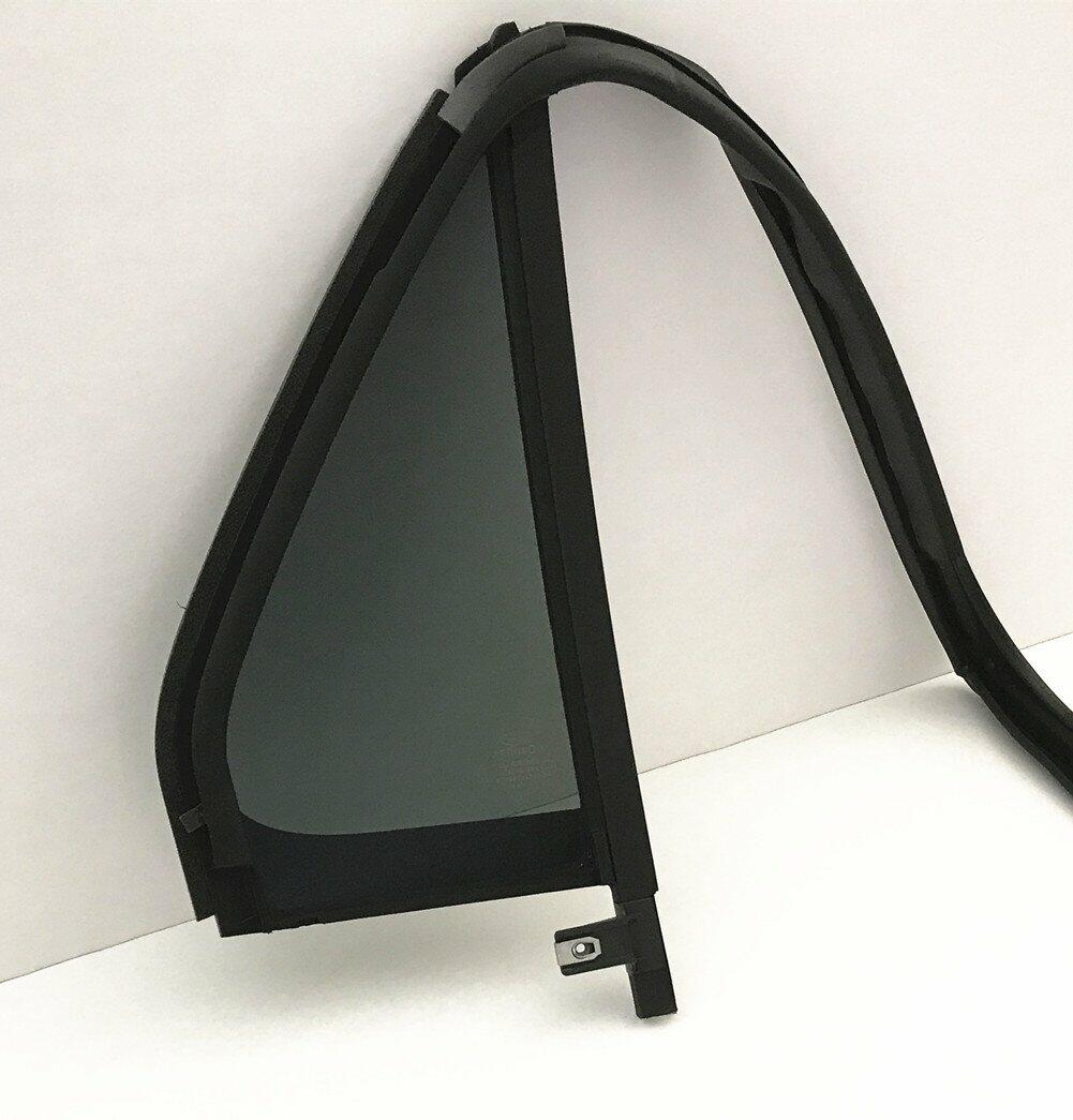 OE w/Logo Driver Left Side Rear Vent Window Vent Glass Compatible with Ford Explorer 2011-2019 Models