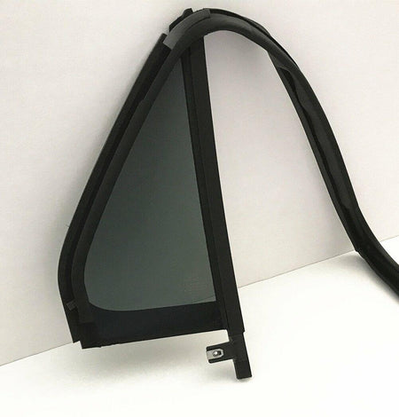 OE w/Logo Driver Left Side Rear Vent Window Vent Glass Compatible with Ford Explorer 2011-2019 Models