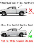 OEM Driver Left Side Rear Door Window Door Glass Compatible with Ram Pickup 4 Door Crew Cab 2019-2026 Models (Not For 1500Classic)