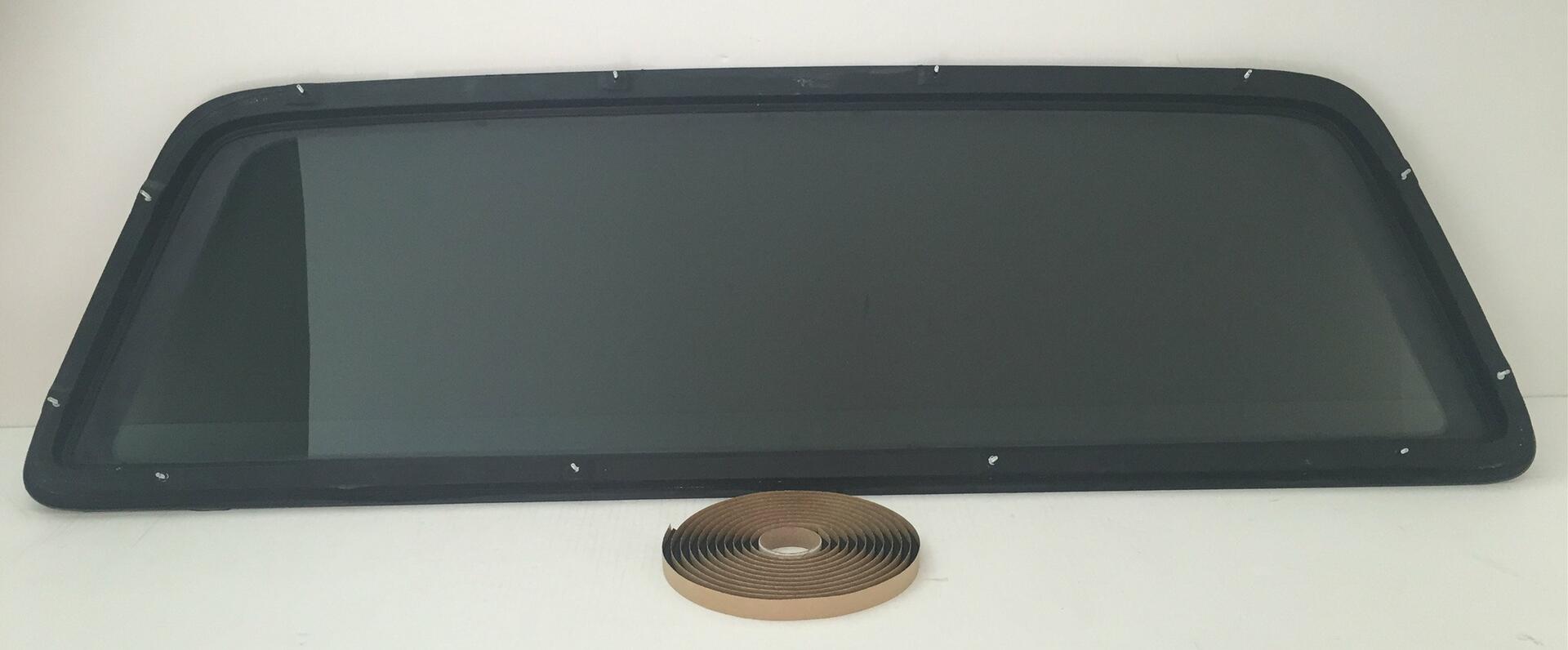 Privacy Stationary Back Window Back Glass Compatible with Ford F150 Pickup 1997-2003/F250LD(Light Duty) Pickup 1997-1999/F150 Heritage 2004 Models