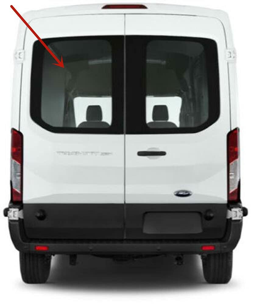 Back Window Back Glass Driver Left Side Compatible with Ford Transit 100.8" Mid-Roof & 110.2" High-Roof 2015-2026 Models (Not for Transit Connect or Low-Roof Transit)