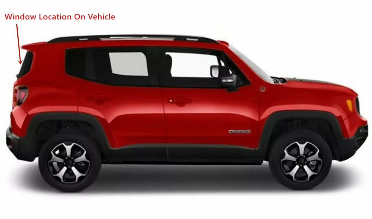 Heated Back Tailgate Window Back Glass Compatible with Jeep Renegade 2015-2023 Models