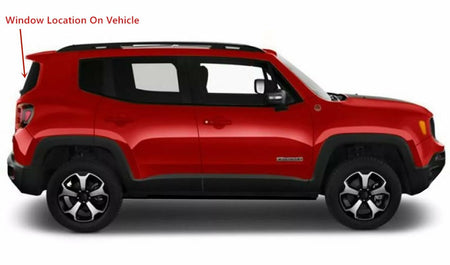 Heated Back Tailgate Window Back Glass Compatible with Jeep Renegade 2015-2023 Models