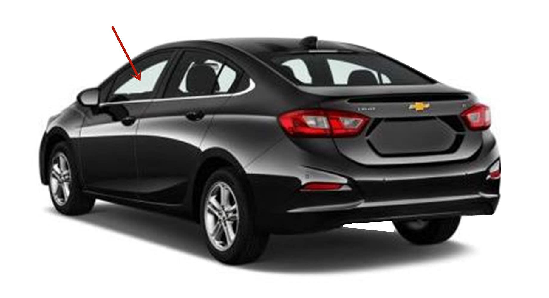 Driver Left Side Front Door Window Door Glass Compatible with Chevrolet Cruze 4 Door Sedan 2010-2015 Models/Cruze Limited 4 Door Sedan 2016 Models