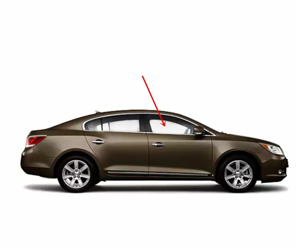 Laminated Passenger Right Side Front Door Window Door Glass Compatible with Buick Lacrosse 2010-2016 Models