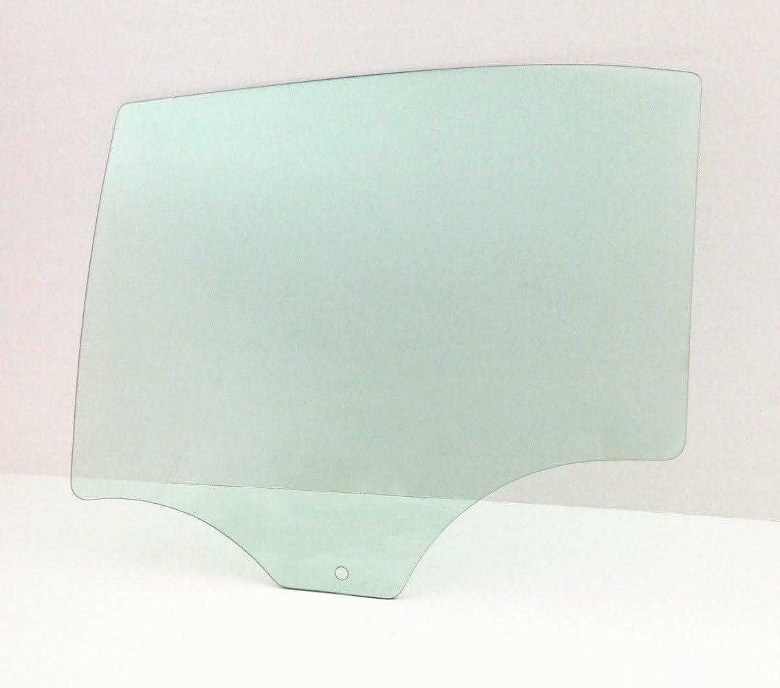 Driver Left Side Rear Door Window Door Glass Compatible with Chevrolet Malibu 4-Door Sedan 2008-2012 Models (Not For Malibu Classic)