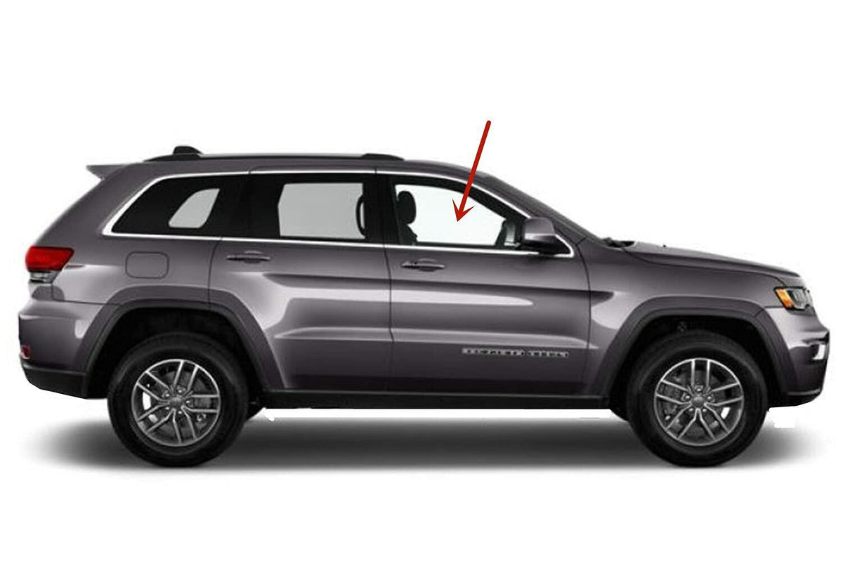 Tempered Passenger Right Side Front Door Window Glass Compatible with Dodge Dodge Durango 2011-2026/Jeep Grand Cherokee 2011-2021/ Grand Cherokee WK 2022 Models (Not For Cherokee, or Grand Cherokee L)