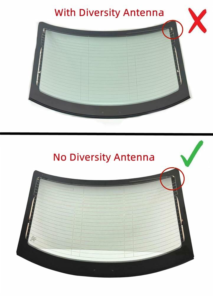 Heated Back Window Back Glass Compatible with Cadillac CTS 2014-2019 / CTS-V 2016-2019 4-Door Sedan Models