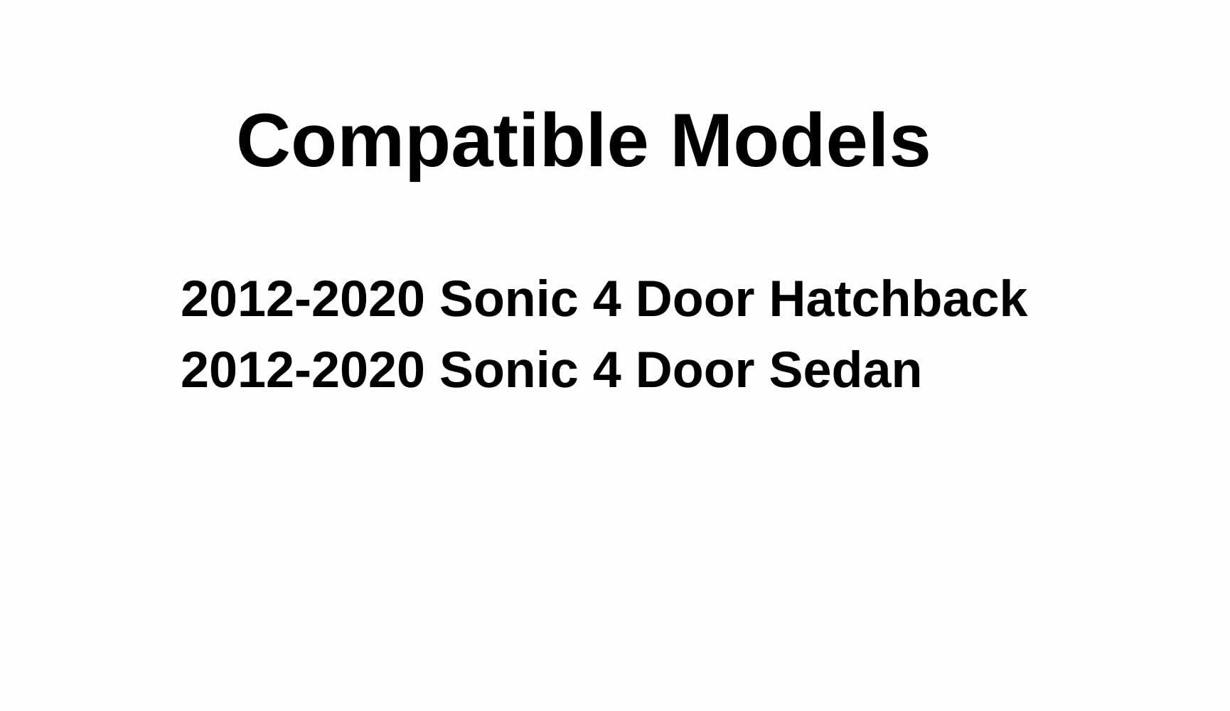 Passenger Right Side Front Door Window Door Glass Compatible with Chevrolet Sonic 2012-2020 Models