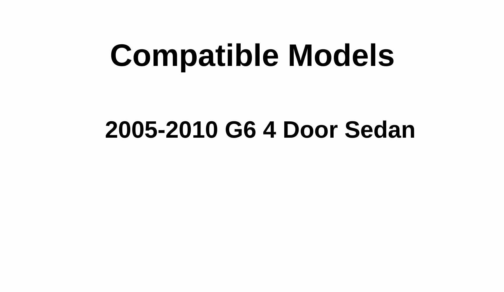 Passenger Right Side Rear Door Window Door Glass Compatible with Pontiac G6 4 Door Sedan 2005-2010 Models