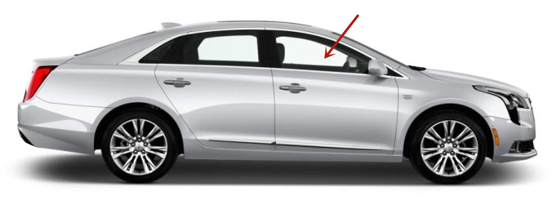 Laminated Passenger Right Side Front Door Window Door Glass Compatible with Cadillac XTS 2013-2019 Models