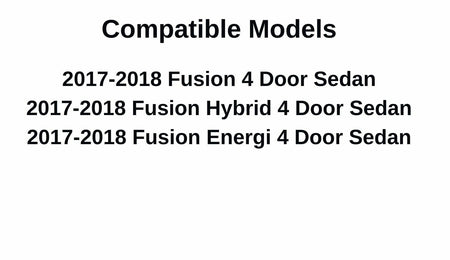 Heated Back Window Back Glass Compatible with Ford Fusion 2017-2018 Models