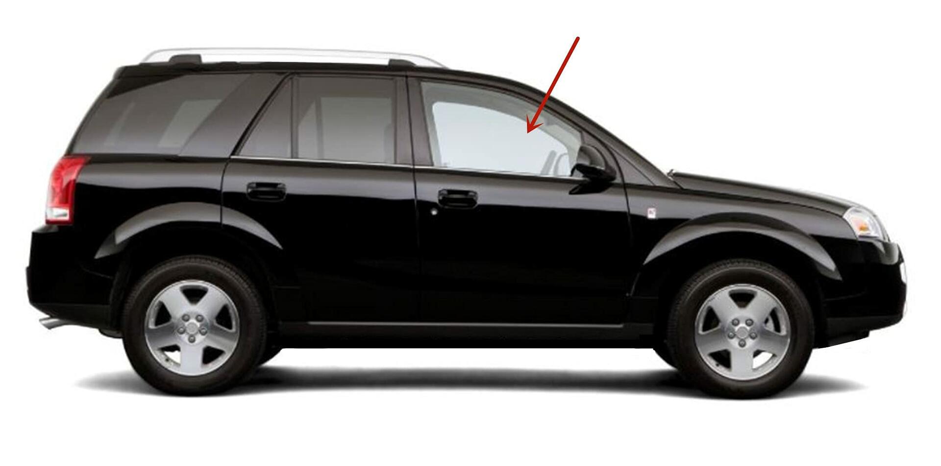 Passenger Right Side Front Door Window Door Glass Compatible with Saturn VUE 2002-2007 Models