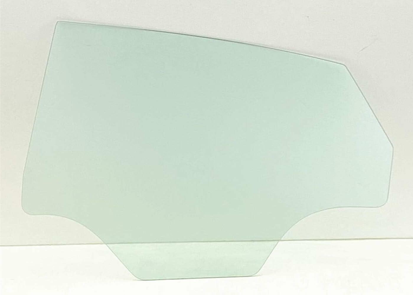 Driver Left Side Rear Door Window Door Glass Compatible with Ford Fiesta 4 Door Sedan 2011-2019 Models