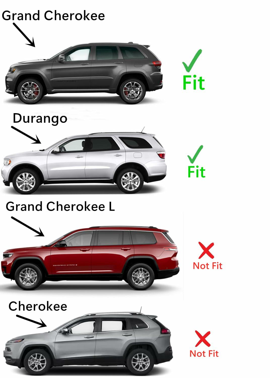 Tempered Driver Left Side Front Door Window Door Glass Compatible with Dodge Durango 2011-2026/Jeep Grand Cherokee 2011-2021 /Grand Cherokee WK 2022 Models (Not For Cherokee / Grand Cherokee L)