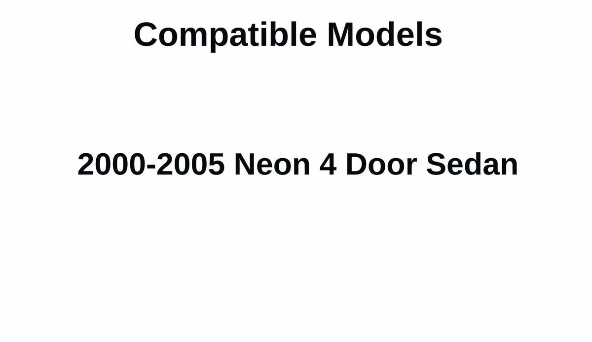 Driver Left Side Front Door Window Door Glass Compatible with Dodge Neon/Plymouth Neon 4 Door Sedan 2000-2005 Models