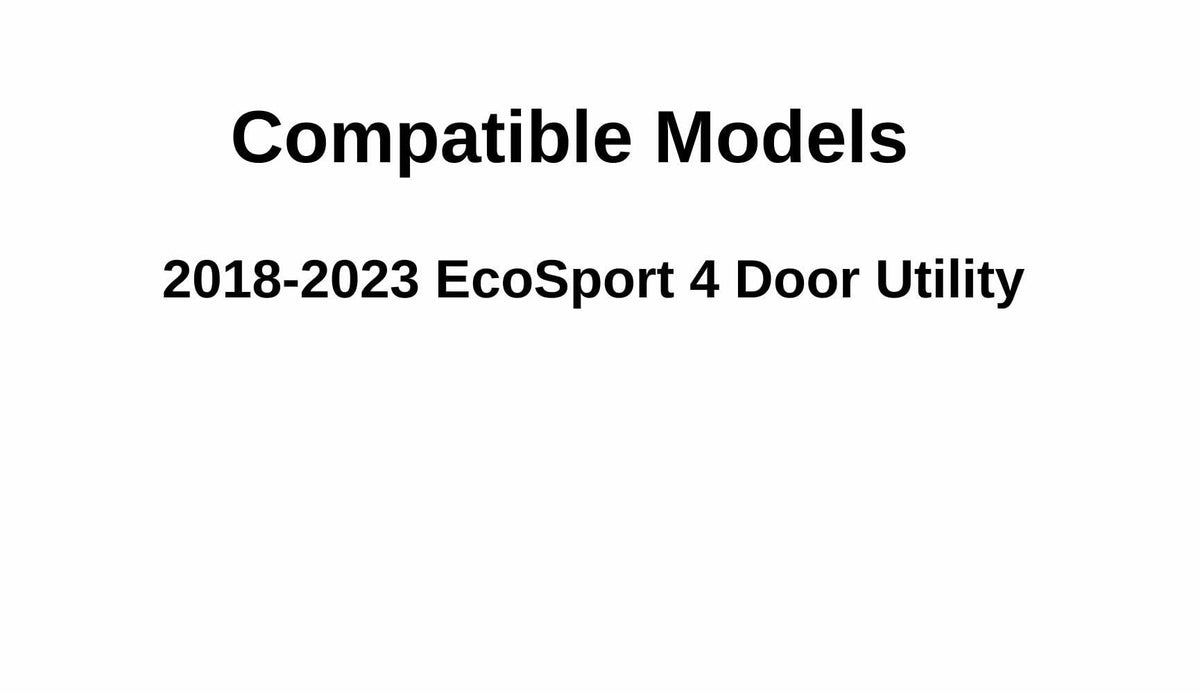 Factory Privacy Tinted Tempered Passenger Right Side Rear Door Window Door Glass Compatible with Ford EcoSport 2018-2023 Models