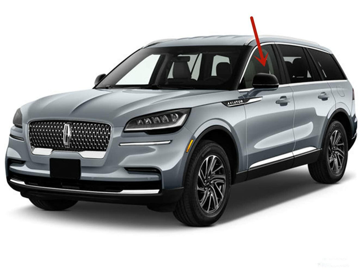 Laminated Driver Left Side Front Door Window Door Glass Compatible with Lincoln Aviator 2020-2024 Models