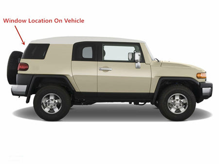 Heated Back Window Glass Compatible with Toyota FJ Cruiser 2007-2014 Models