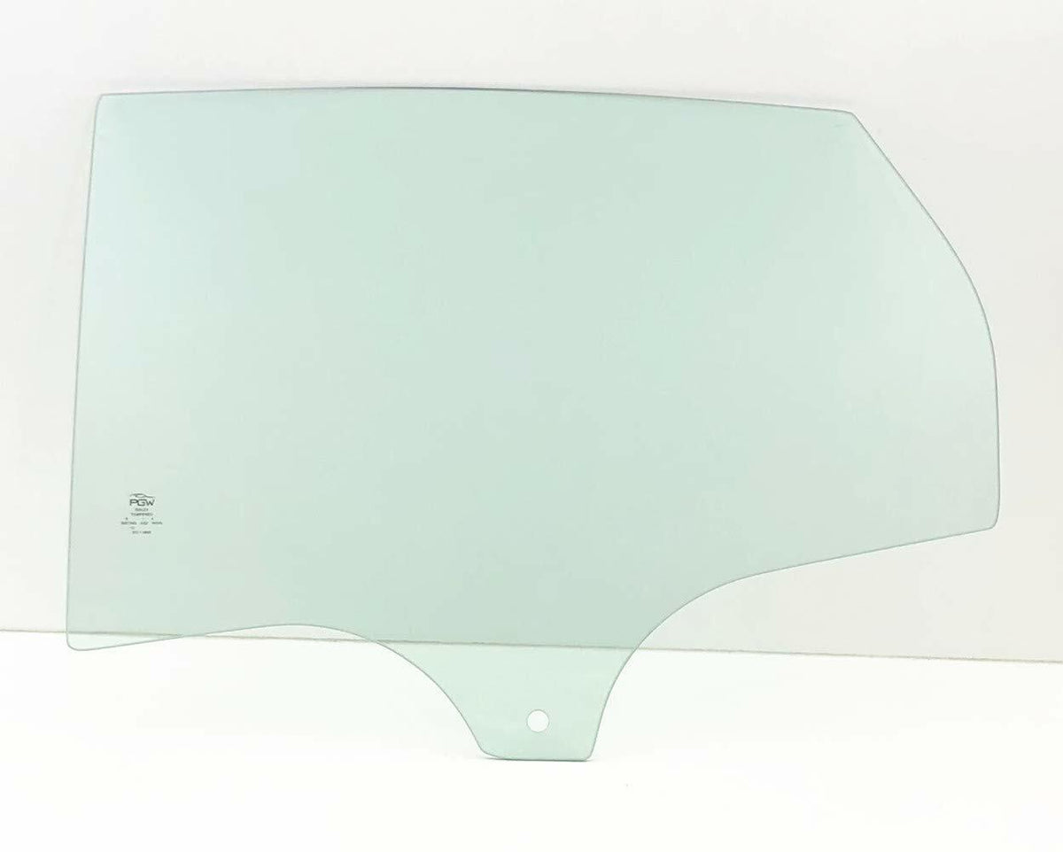 Driver Left Side Rear Door Window Door Glass Compatible with Ford Focus 2012-2018 Models (Not For Focus Rally Sport)