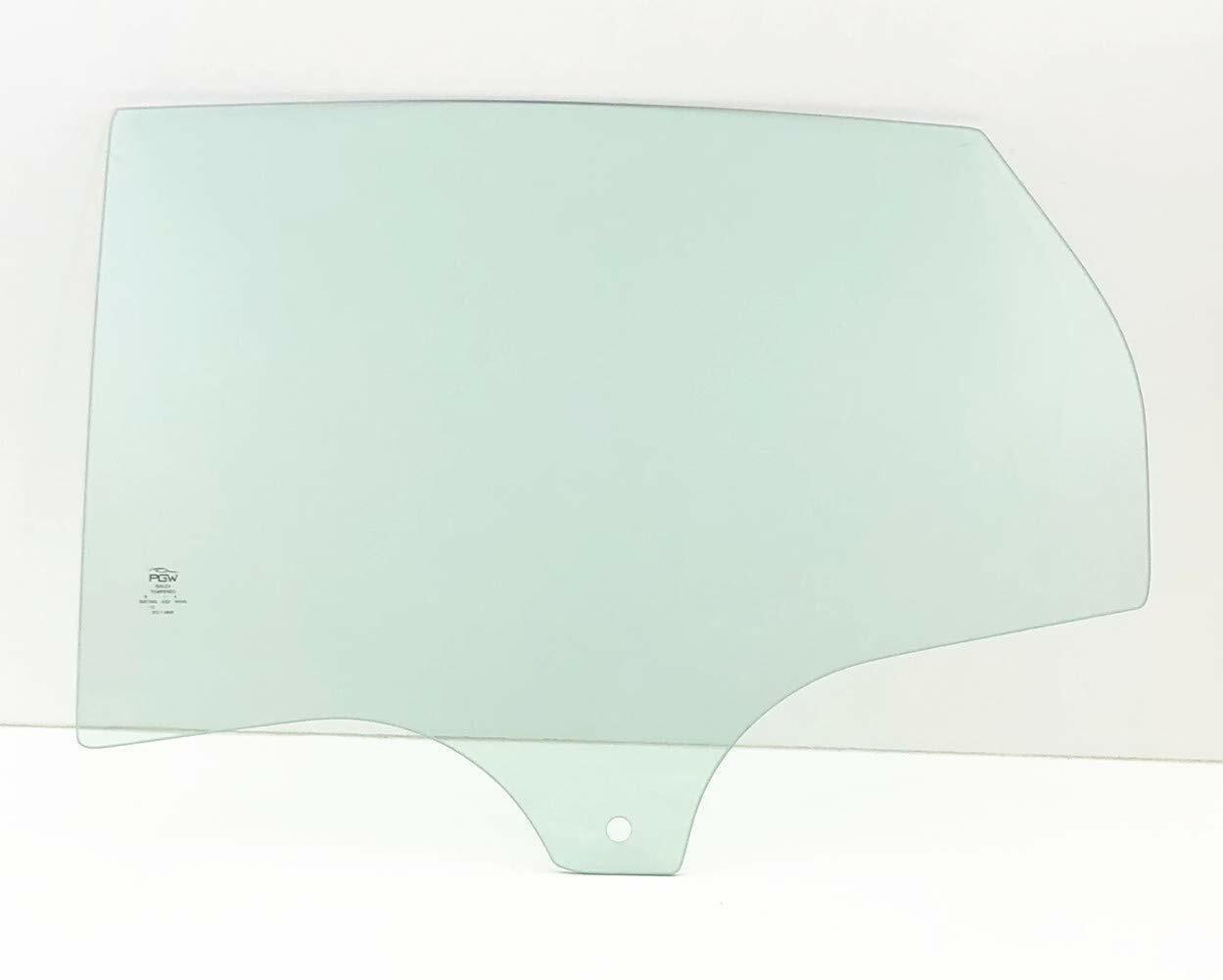 Driver Left Side Rear Door Window Door Glass Compatible with Ford Focus 2012-2018 Models (Not For Focus Rally Sport)