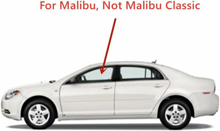 Tempered Driver Left Side Front Door Window Door Glass Compatible with Chevrolet Malibu 2008-2012 (Not for Malibu Classic) / Saturn Aura 2007-2010 Models