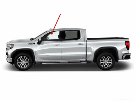 Driver Left Side Front Door Window Door Glass Compatible with GMC Sierra/Chevrolet Silverado 1500 4 Door Crew/Extended Cab 2019-2026 Models