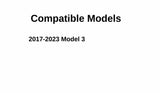 Driver Left Side Rear Door Window Door Glass Compatible with Tesla 3 4 Door Sedan 2017-2023 Models