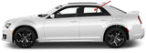Driver Left Side Rear Door Window Door Glass Compatible with Chrysler 300 2011-2023 Models
