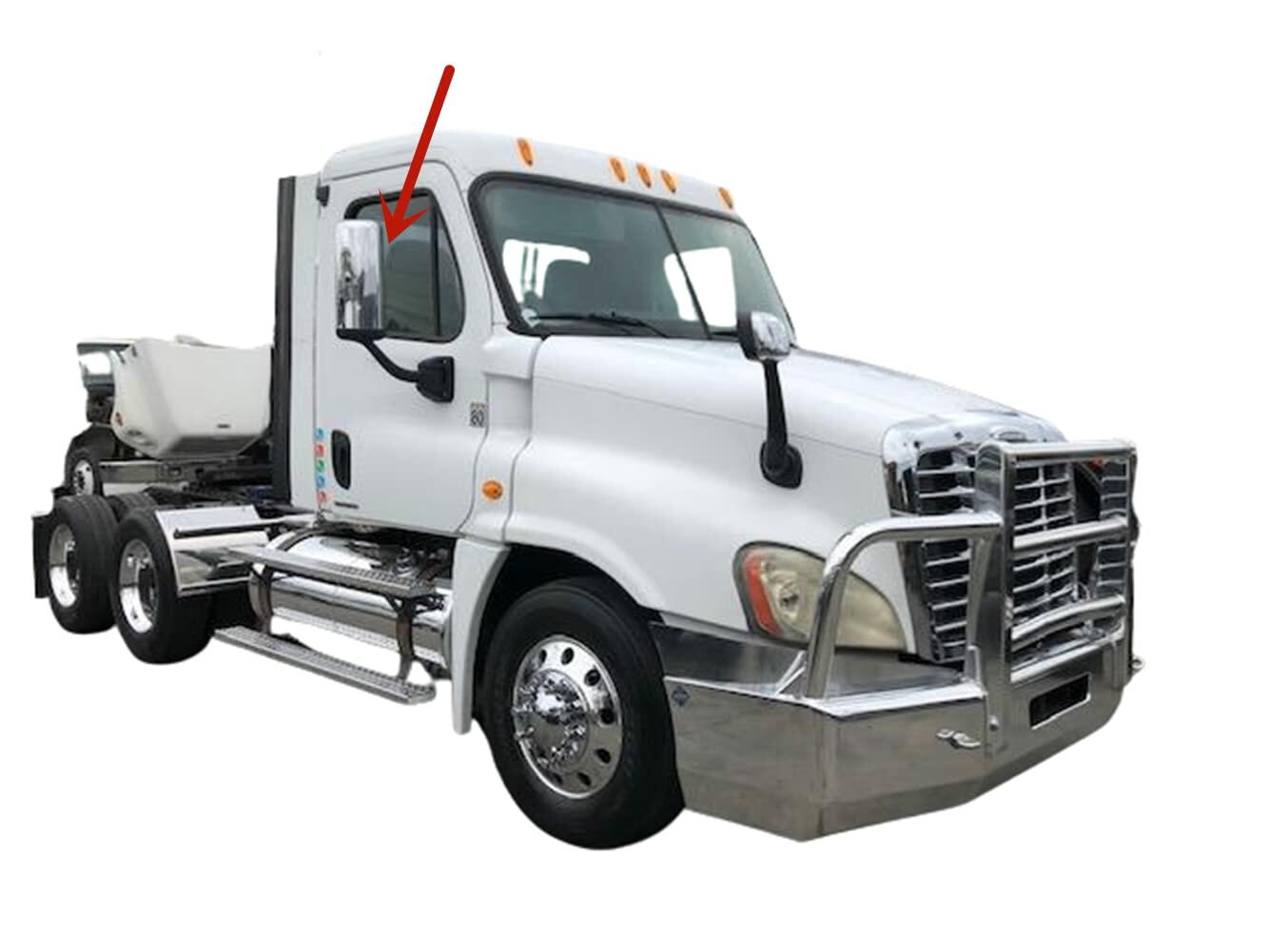 Passenger Right Side Front Door Window Door Glass Compatible with Freightliner Cascadia 2008-2025 Models