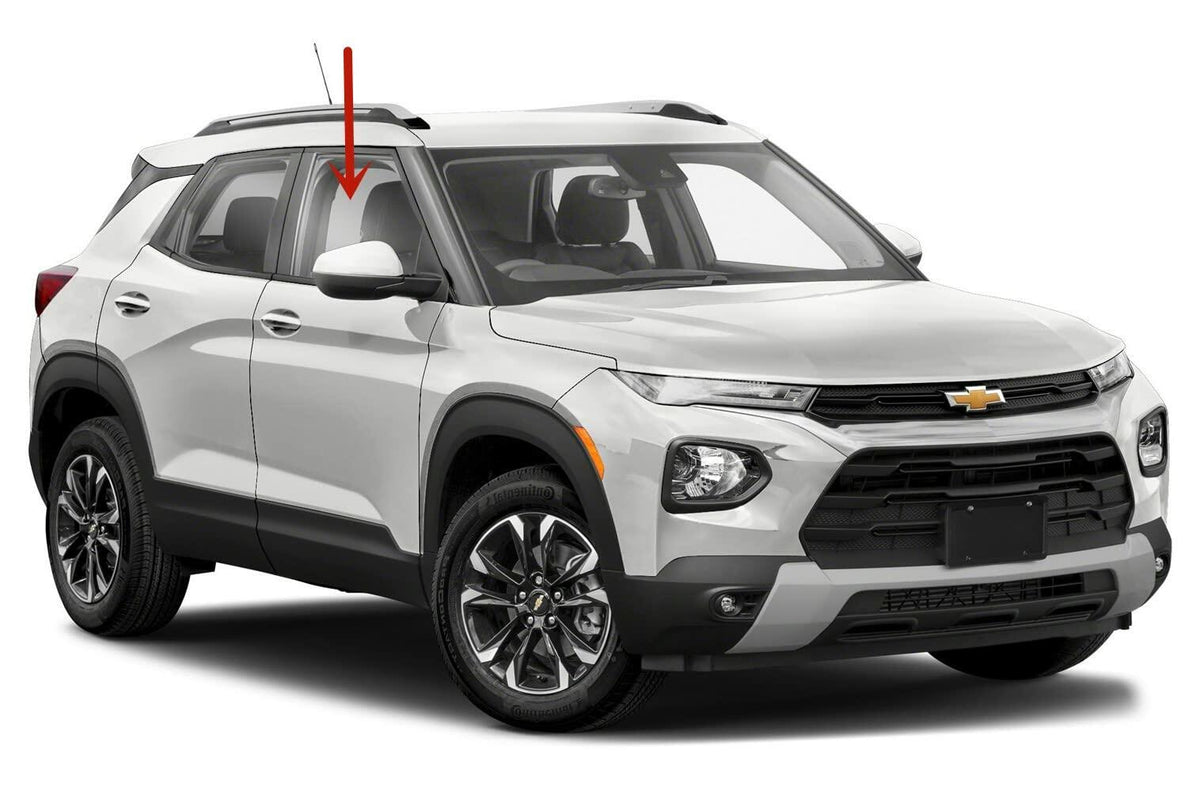 Passenger Right Side Front Door Window Door Glass Compatible with Chevrolet TrailBlazer 2021-2026 Models