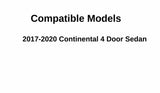 Laminated Passenger Right Side Front Door Window Door Glass Compatible with Lincoln Continental 2017-2020 Models
