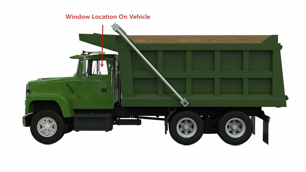 Driver Left Side Front Door Window Door Glass Compatible with Sterling Trucks Acterra/L-Series A-Series/AT-Series 1999-2009 Models