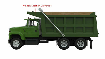 Driver Left Side Front Door Window Door Glass Compatible with Sterling Trucks Acterra/L-Series A-Series/AT-Series 1999-2009 Models