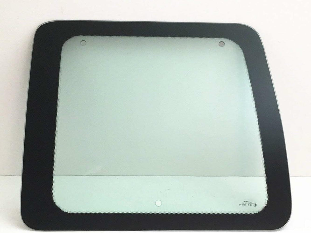 Movable Back Window Back Glass Passenger Right Side Compatible with Ford Econoline 1992-1995 Models