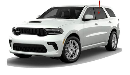 Driver Left Side Rear Door Window Door Glass Compatible with Dodge Durango 2011-2026 Models